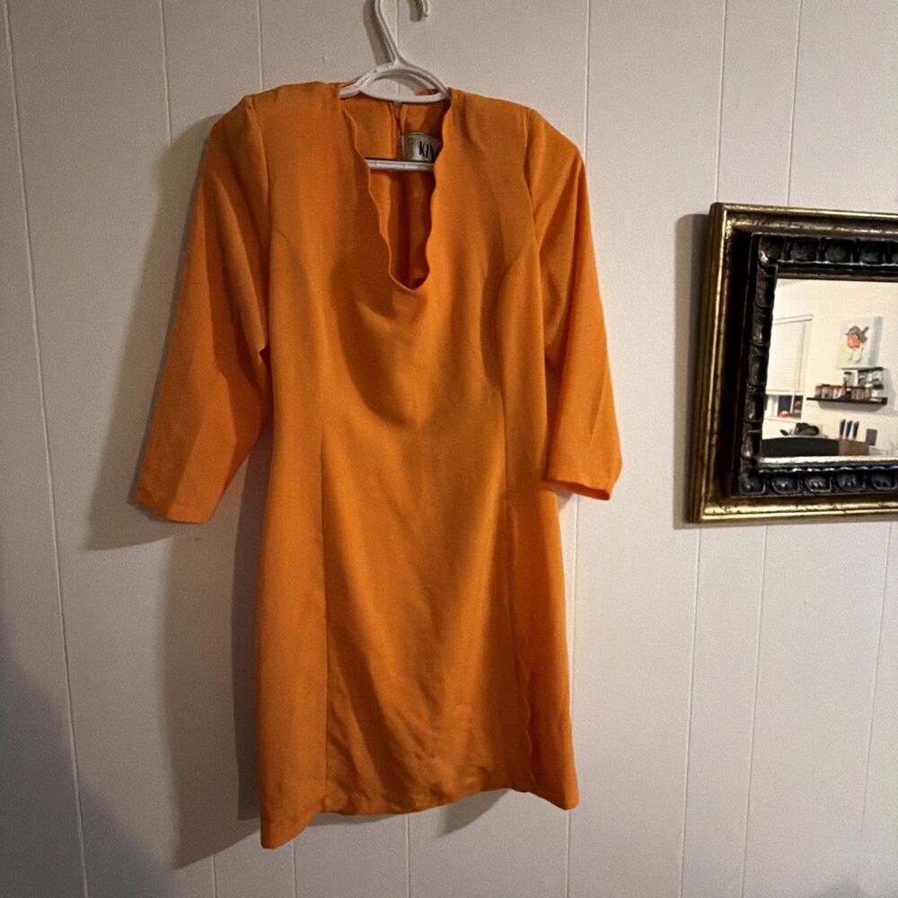 Club Kino Vintage Dress Women's Size 1 Silk Mini